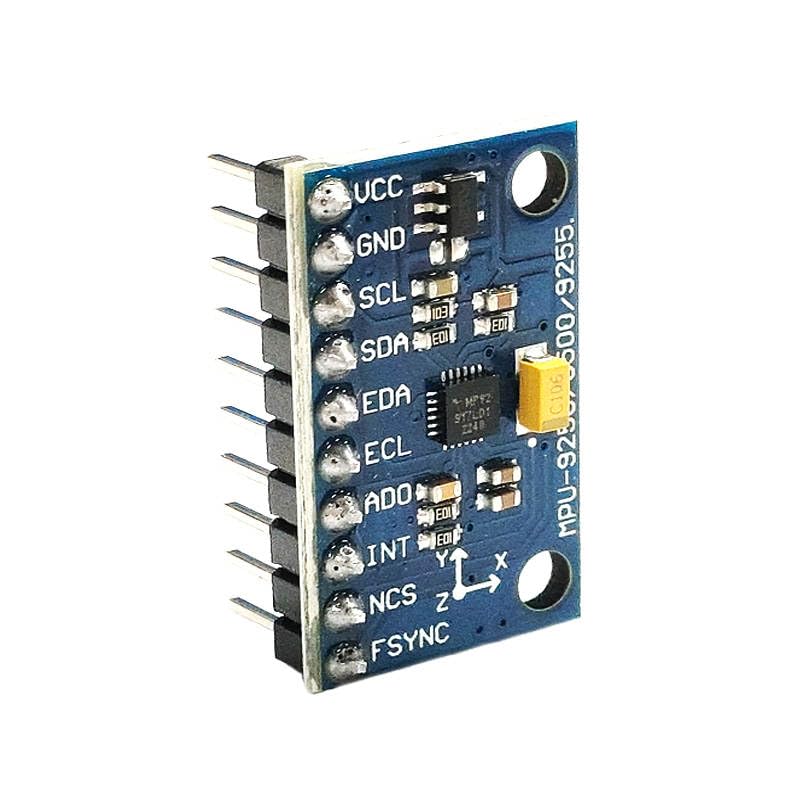 [Australia - AusPower] - SHILLEHTEK MPU9250 AUTHENTIC GY-9250 Pre-Soldered 9-Axis 9 DOF Accelerometer + Magnetometer Compatible with Raspberry Pi, Arduino, ESP32, and Other MicroControllers 