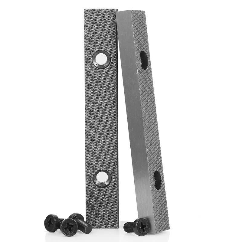 [Australia - AusPower] - Forward 6 Inch Replacement Steel Jaw Plates (1 Pair) and Screws for DT150B Multipurpose Vise 6 Inch-DT150B 