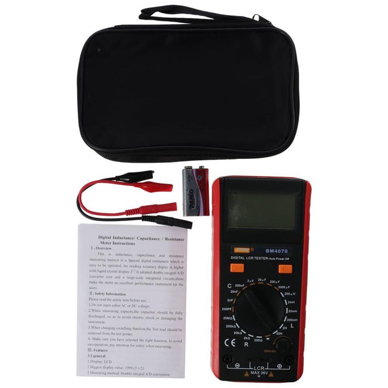 [Australia - AusPower] - Test Instrument Black Inductance BM4070 LCR Meter Self-Discharge Measuring Meter 