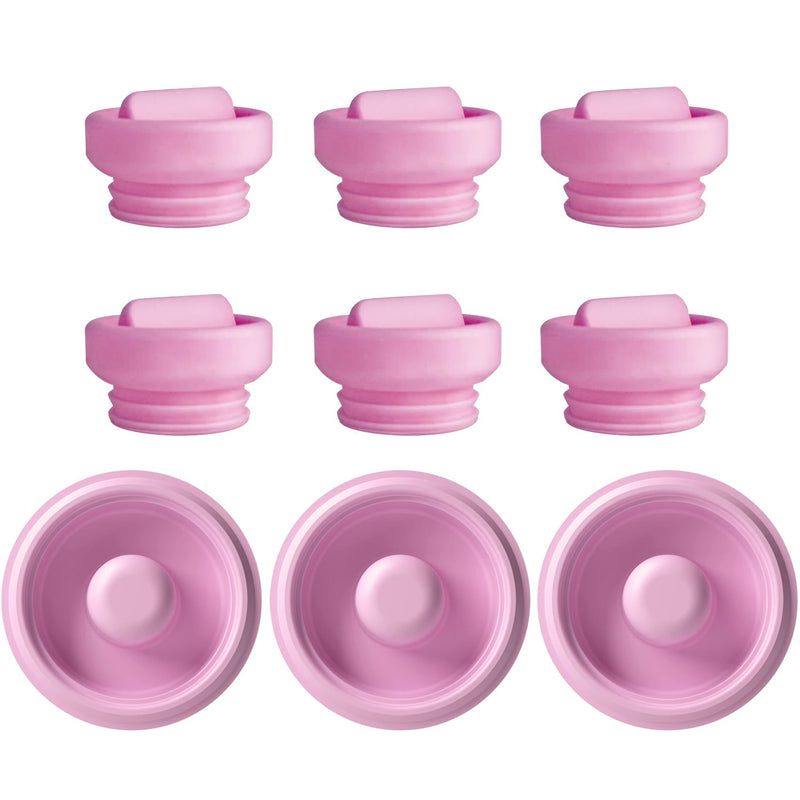 [Australia - AusPower] - 6 Pack Duckbill Valve & 3 Pack Pump Seals Compatible with Elvie Stride Pump, Replacement Breast Pump Parts, Silicone Diaphragm, Elvie Stride Membrane, Not Original Pump Part/Accessories 6-Valves 3-Dia (B) 