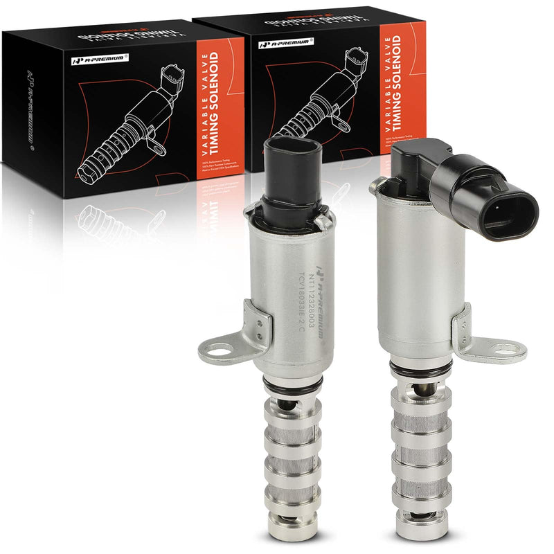 [Australia - AusPower] - A-Premium 2-PC Intake & Exhaust Engine Variable Valve Timing (VVT) Solenoid Compatible with Hyundai Elantra Coupe, GT, Sonata, Tucson, Veloster, Kona & Kia Soul, Optima, Forte Koup, Seltos, Forte5 