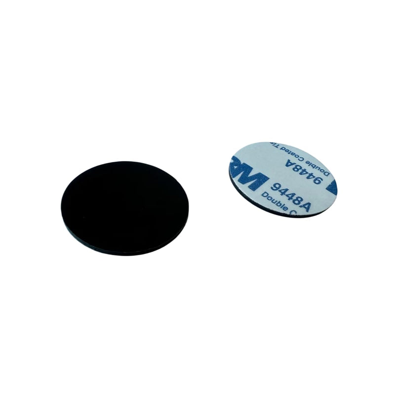 YARONGTECH 125khz rewritable T5577 Sticker Black Coin Adhesive Back Dia 25mm Thickness 1mm -5pcs