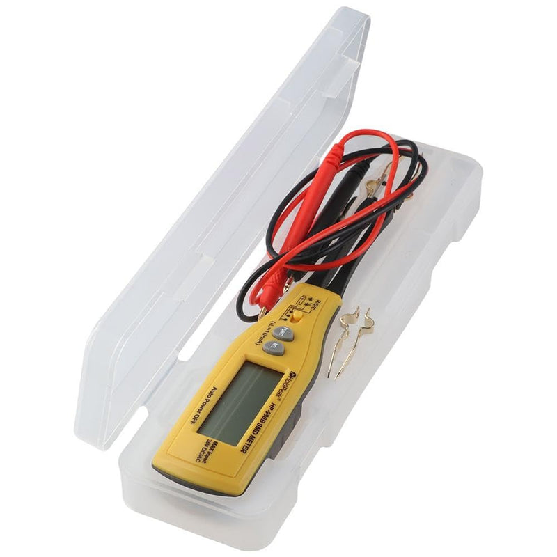 [Australia - AusPower] - FEIYING Handheld Multimeter Tweezer HP-990B Battery not Included Yellow LCR Meters Surface Mount Capacitance Tester 