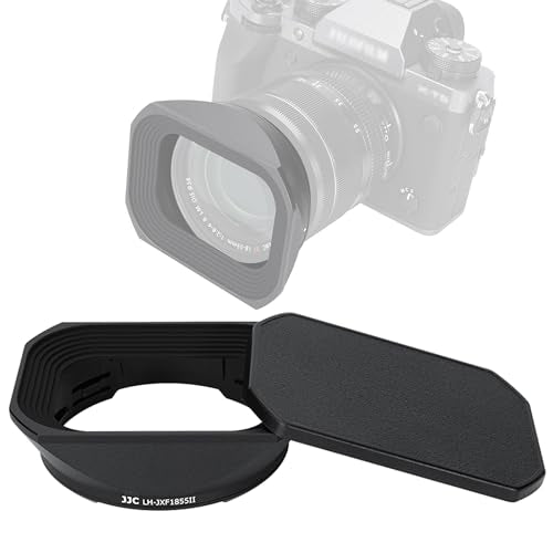 XF 14mm Hood, XF 18-55mm Hood, JJC Metal Square Lens Hood, Aluminum Alloy, Fuji XF 14mm F2.8 Hood, XF 18-55mm F2.8-4 Lens Shade, Compatible with Fujifilm XF 14mm F2.8 R & XF 18-55mm F2.8-4 R LM OIS