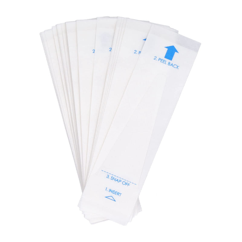 [Australia - AusPower] - 50PCS Disposable Thermometer Probe Cover Set, PE Film Paper 9.5x2.5cm, Accurate for Digital Thermometer 
