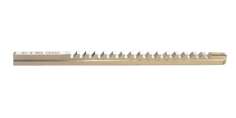 [Australia - AusPower] - Keyway Broach B1-4mm High Speed Steel for CNC Cutting Machine Tool B-4mm 