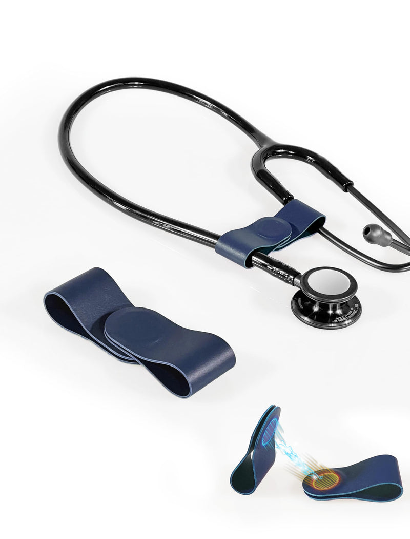[Australia - AusPower] - Stethoscope Clip for Medical Professionals, Secure Attachment for Doctors, Nurses, and Students - Compatible with 3M Littmann Classic III, Lightweight II S.E Lightweight and Stylish Design Blue 