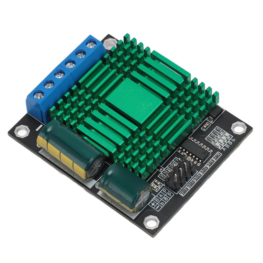 DC Motor Driver, 9V ? 30V 60A Motor Drive Controller Board Module Double Channel PWM High Power H Bridge DC Stepper Module for Industrial