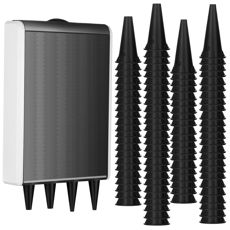 [Australia - AusPower] - Reusable Otoscope Specula Dispenser with 200 Pcs 2.75/4.25 mm Otoscope Tips Plastic Dispenser for Disposable Ear Specula 