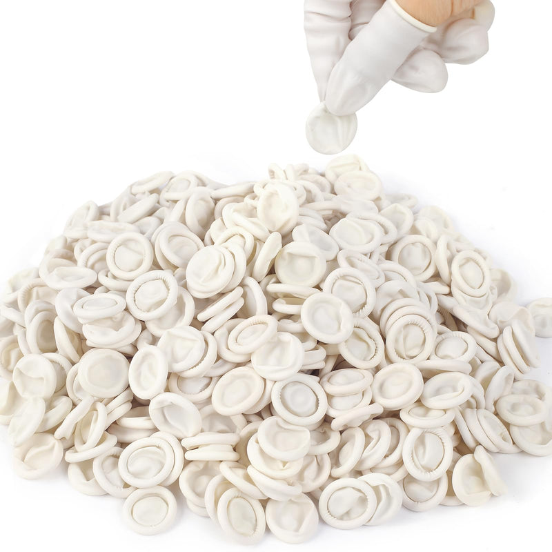 [Australia - AusPower] - Finger Cots Finger Gloves Disposable(Approx 480pcs),Medium Finger Protectors,Finger Covers Protection for Finger Tips,Thumb Protector for Electronic Repair, Handmade, Industrial Apply 