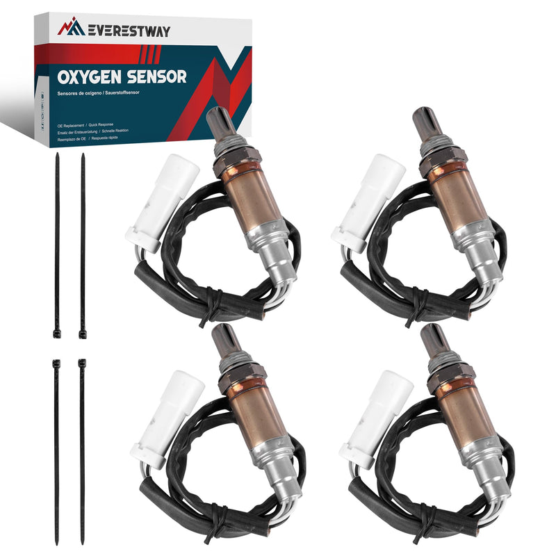 11171843 15717 Oxygen Sensor Upstream or Downstream Compatible with Ford F150 E150 E250 Explorer Mercury Lincoln Mazda 4 PCS