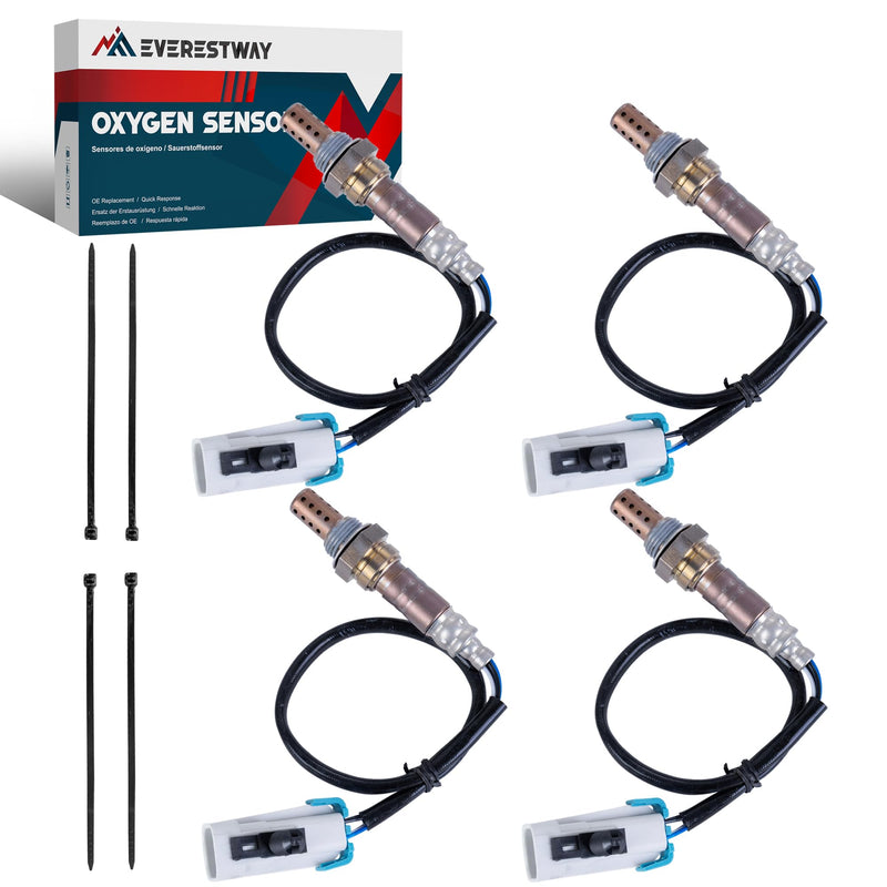 [Australia - AusPower] - SG1857 234-4668 Oxygen Sensor Upstream or Downstream Compatible with 2003 2004 2005 GMC Sierra 1500 Yukon 5.3L Chevrolet Silverado 1500 Tahoe 5.3L 4 PCS 