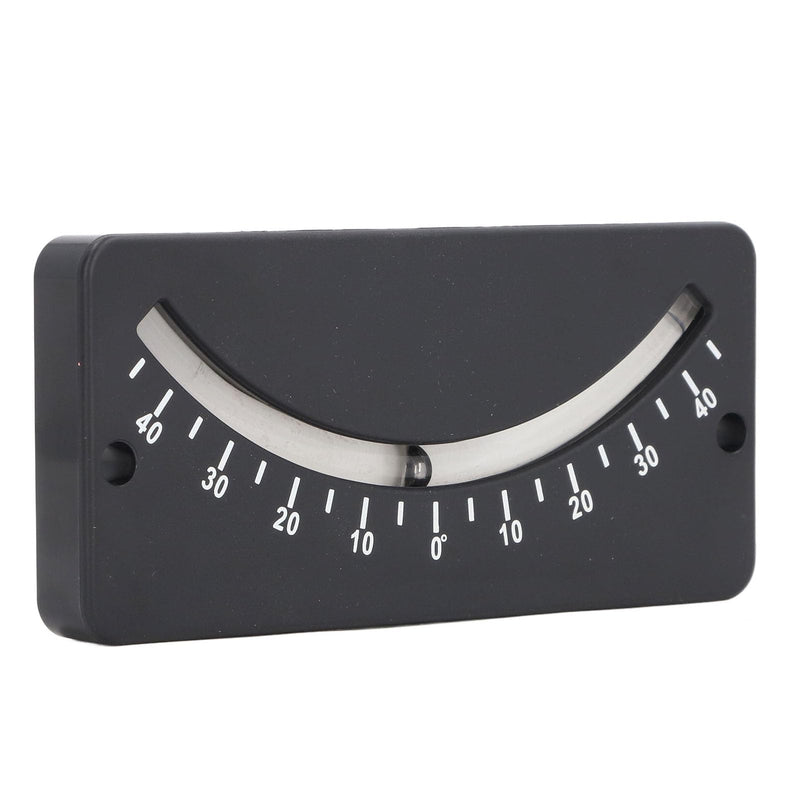Inclinometer Analogue Bicycle Inclinometer Clinometer, 40° to 40° Handlebar Recline Meter Pipe Inclinometer for Horizontal Micro Angle Measurement