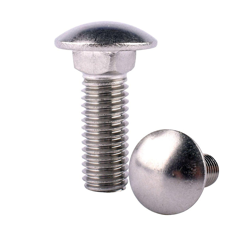 [Australia - AusPower] - 1/4-20 x 3/4" Carriage Bolts Screws, Round Head Square Neck, 304 Stainless Steel 18-8, UNC Coarse Fully Thread, Quantity 20Pcs 1/4-20 x 3/4" (20 Pcs) 