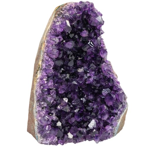 TRUENERGY Natural Amethyst Crystal Cluster, 0.5-20 lbs Grade AAA Dark Purple – Raw Quartz Amethysts Stone for Home Decoration, Positive Energy & Healing Crystals – Amatista Piedra 0.5 - 1 lbs