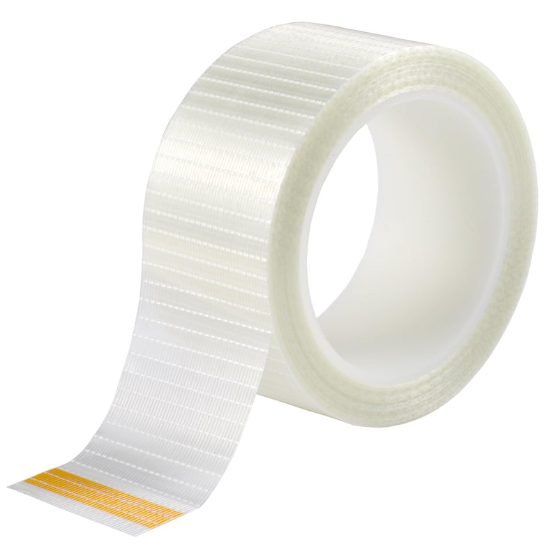 [Australia - AusPower] - Fiberglass Filament Strapping Tape Heavy Duty Transparent Reinforced Packing Tape 2 in 6 Mils 30 Yards Nylon Fiber Glass Tape 2In 6mils 30Y 