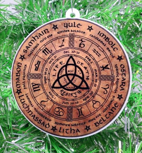 Generic Pagan Wheel of Time Ornament
