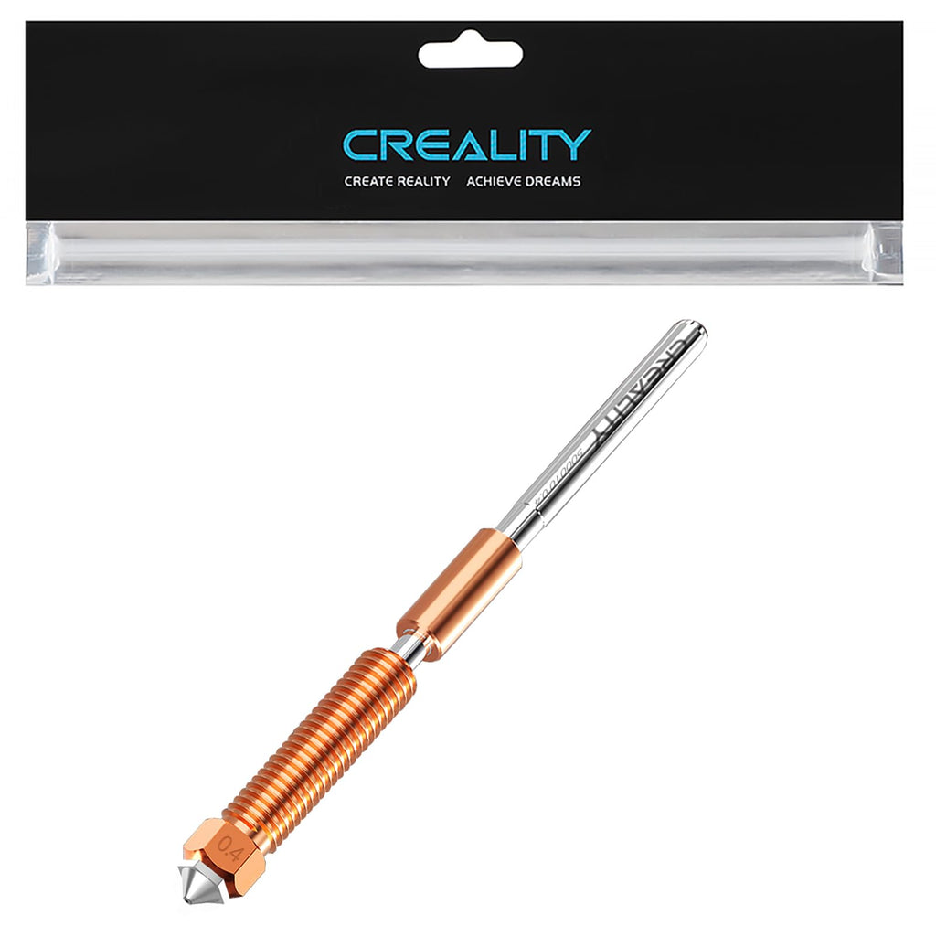 Official Creality K1C Nozzle 0.4mm, Unicorn Quick-Swap Ender 3 V3 Nozzle with Titanium Alloy Heat Break, Copper Alloy and Hardened Steel for Creality K1C/Ender 3 V3/Ender 3 V3 Plus 3D Printers 1