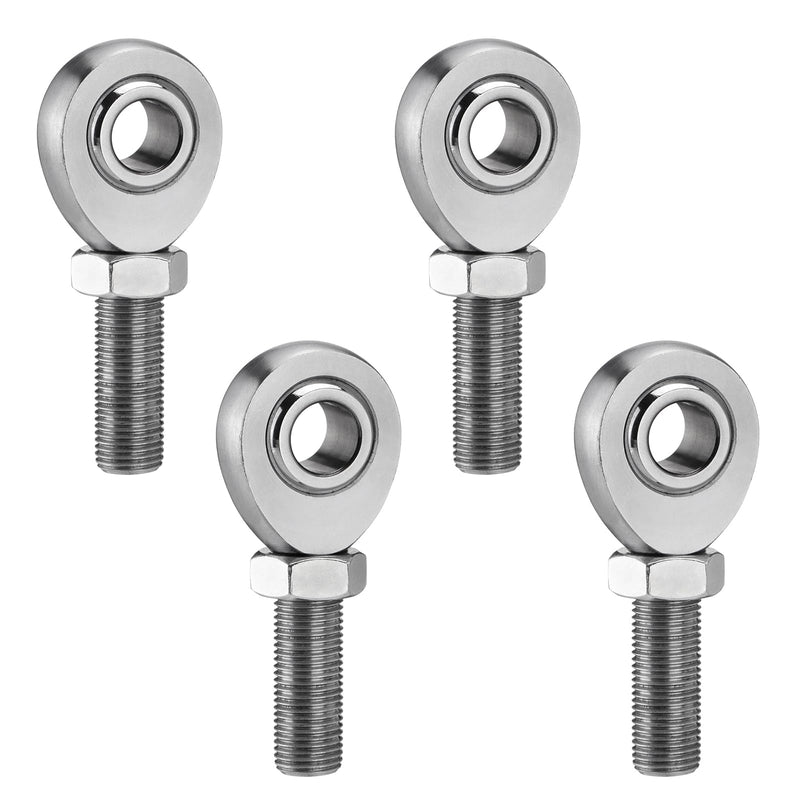 [Australia - AusPower] - 1/2” Heim Joint Rod End Kit, Left and Right Hand Thread Heim Joint, 2 Link .5" Chromoly Joints Great for Steering and Suspension, Traction Bars, Steering Joints and Links Joints On Hot Rods 1/2 inch-2 Set 