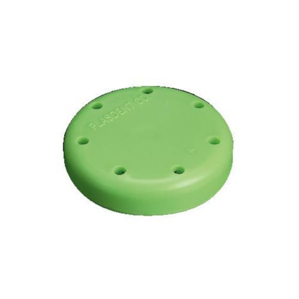 [Australia - AusPower] - 400BSS-4N Magnetic Dental Bur Block 7-Hole Small Round Neon Green 