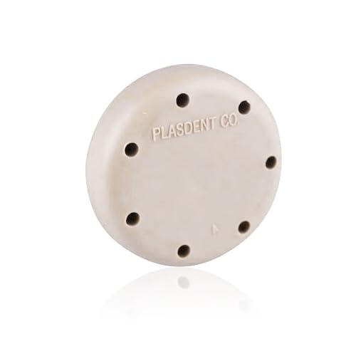 [Australia - AusPower] - 400BSS-1PS Magnetic Dental Bur Block 7-Hole Small Round Vanilla 