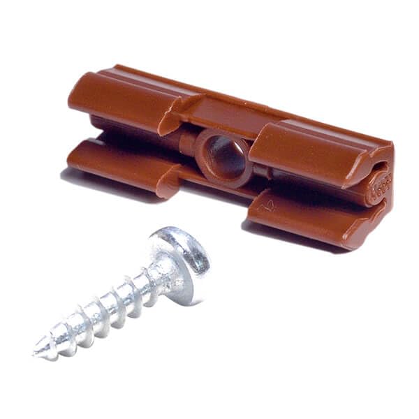 KNAPP sKLICK screw-on dovetail connectors, 100-piece joinery hardware set
