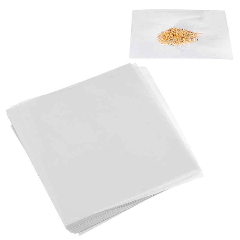 [Australia - AusPower] - 500PCS 75X75mm Non-Absorbent Nitrogen-Free Gloss Paper Sheets Cellulose Weighing Paper Weighing Paper for Scale Measurement Samples Transfer Laboratory Sample Weighing Paper 3 X 3in 