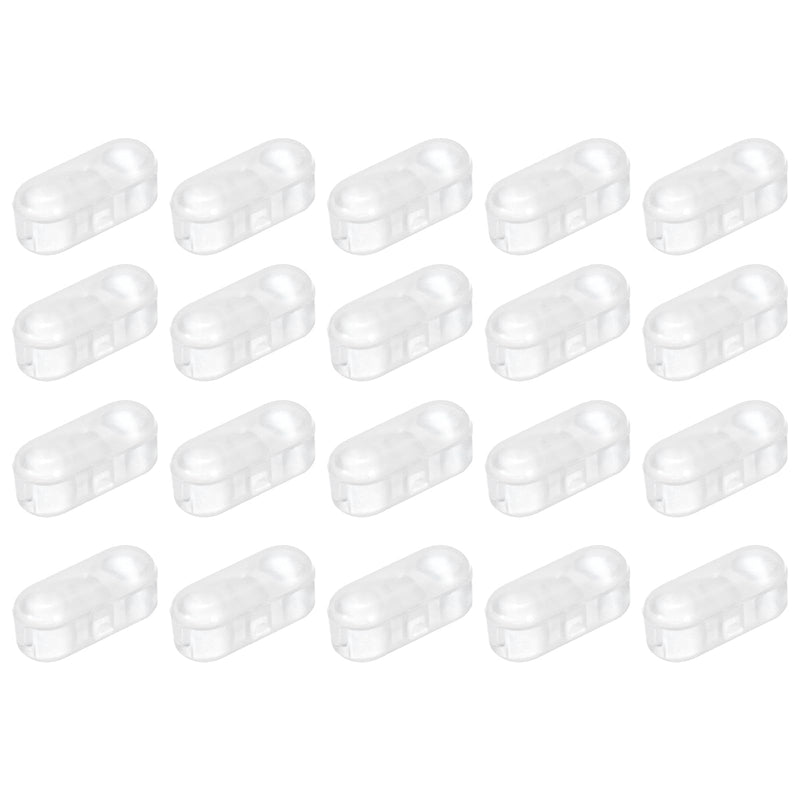 [Australia - AusPower] - uxcell Blind Chain Connector 30Pcs Plastic Bead Ball Chain Cord Connectors for Roman Roller Shades Bead Blinds Curtain Beaded Chain Fit 4.5mm Bead Transparent 
