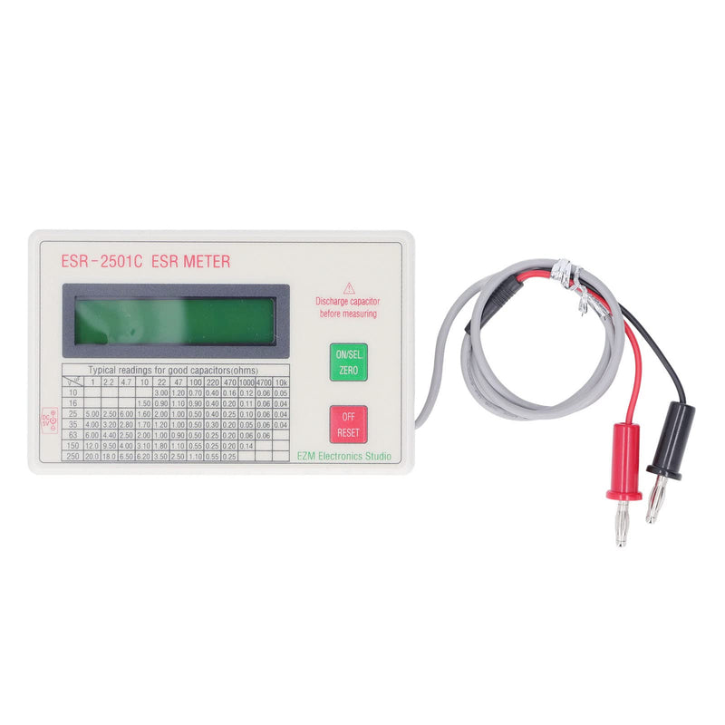 [Australia - AusPower] - Capacitor Tester, High Accuracy Capacitance Meter LCD Display Meter with Smart Shutdown Function 