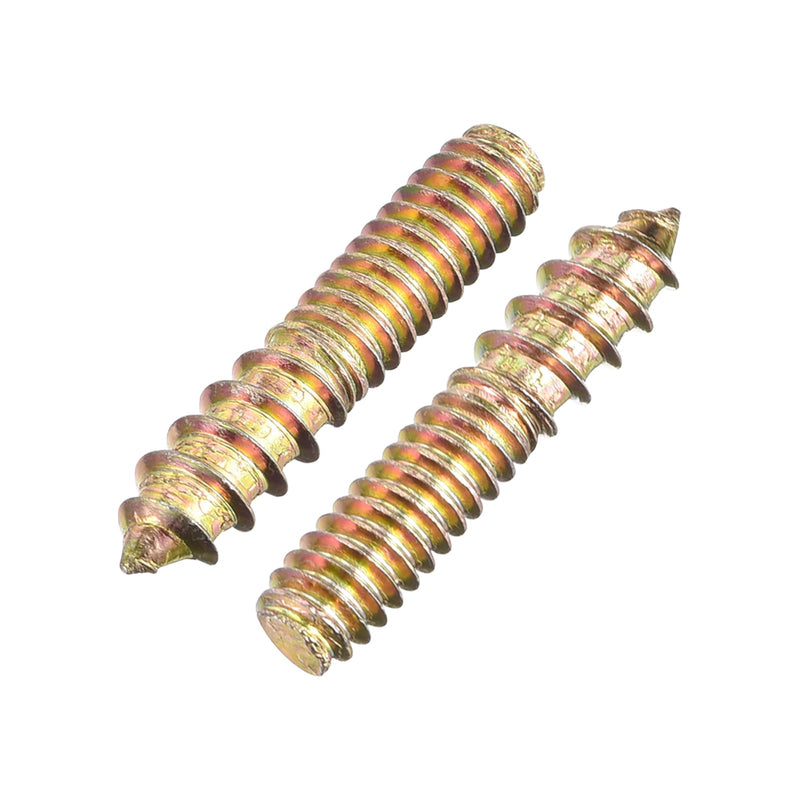 [Australia - AusPower] - uxcell 1/4-20 x 1-1/4" Hanger Bolts Double Head Dowel Screw for Wood Furniture 40pcs 1/4-20 x 1-1/4" 40 