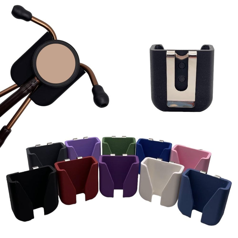 [Australia - AusPower] - Clip-On Stethoscope Holder (Lava Gray) Lava Gray 