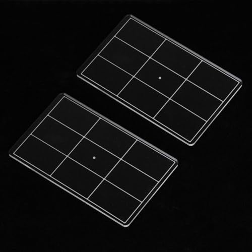Rule of Thirds Photography Composition Viewer Finder,2 Pack Portable Enhance Photography/Painting/Drawing View Finder,Credit Card Size 2 pack