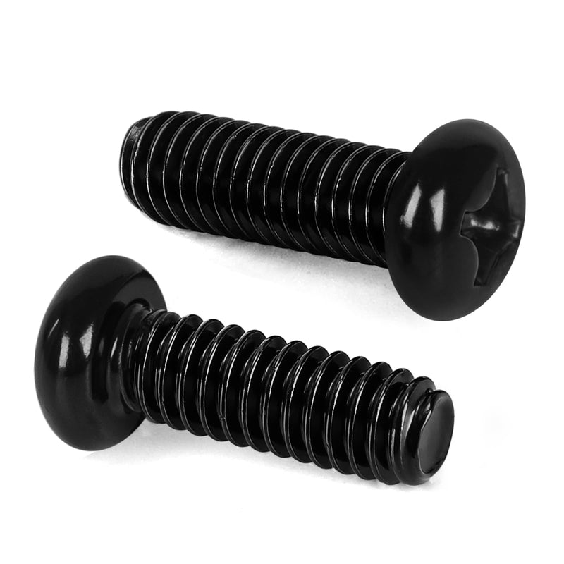 [Australia - AusPower] - M3 x 10mm Pan Head Machine Screws, Cross Screw, 304 Stainless Steel, Black Finish, 50 PCS M3 x 10mm 