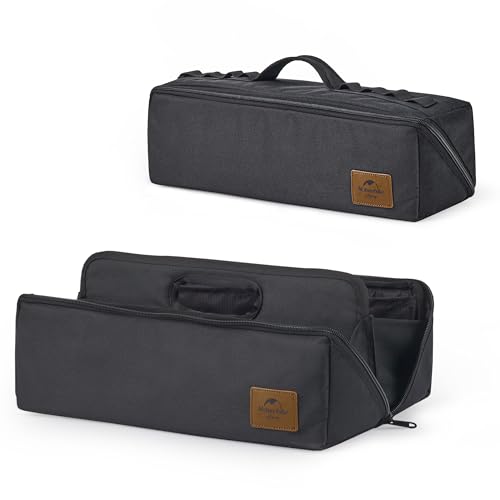 Naturehike night black folding tool bag with zippered duffel storage and multifunctional tool organizer compartments