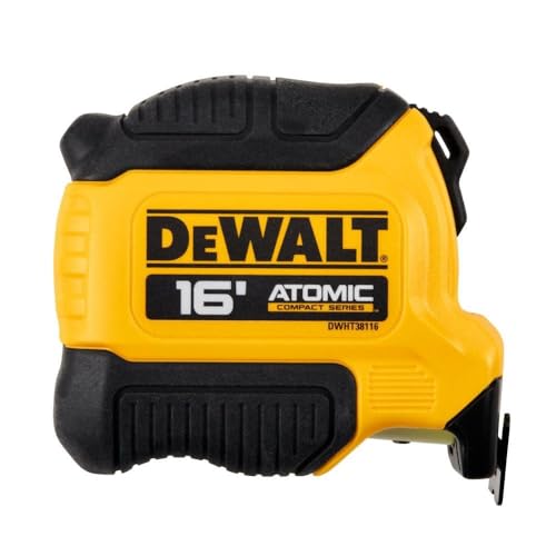 Stanley Dewalt DWHT38116S Atomic 16' Tape Measure Yellow/Black 4.9 m