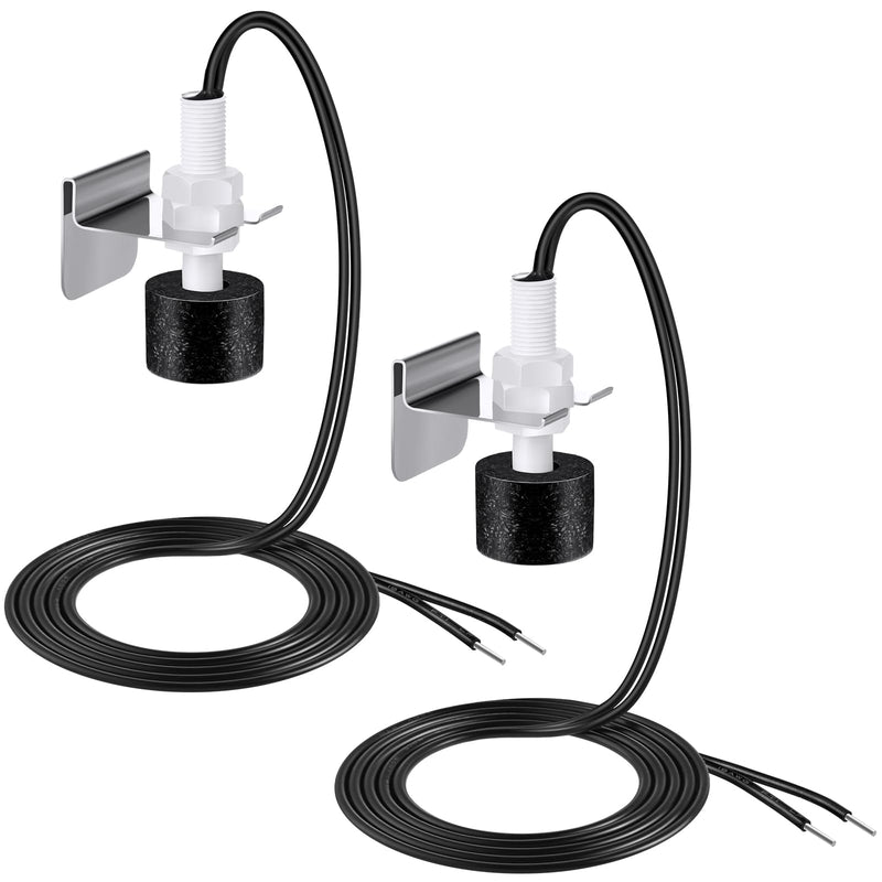 2 Pack SS3 Pan Float Switch with Condensate Overflow Detection, SS3 Condensate Overflow Switch, Water Leak Detector for HVAC System Drain Pans, Install on Primary and Auxiliary Drain Pans 2