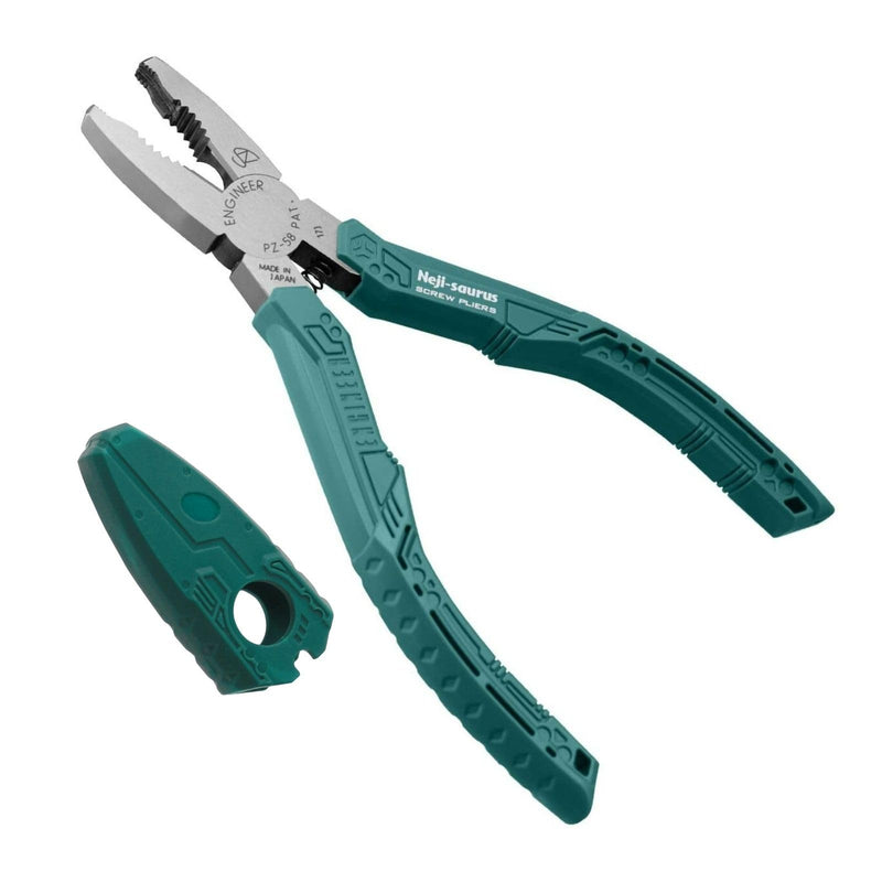 [Australia - AusPower] - Engineer Nejisaurus GT & Cap Set PZ-58 Green and PZM-58 Slicked Screws/Crushed Screws/Rusted Screws For 0.11-0.37 inches (3-9.5mm) 