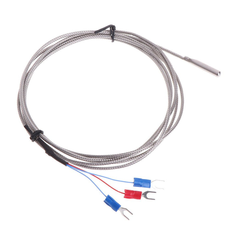 [Australia - AusPower] - RTD PT100 Temperature Sensor Stainless Steel 3 Wire Thermistor Probe for PID Temperature Controller Range -50≧~350＜C 
