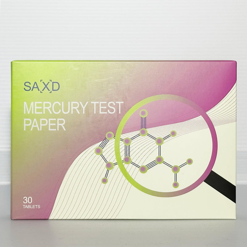 [Australia - AusPower] - Mercury Concentration Test Strips in Water and air, 30 Pieces of Test Strips Fast and Easy to use. SAXD 2026 
