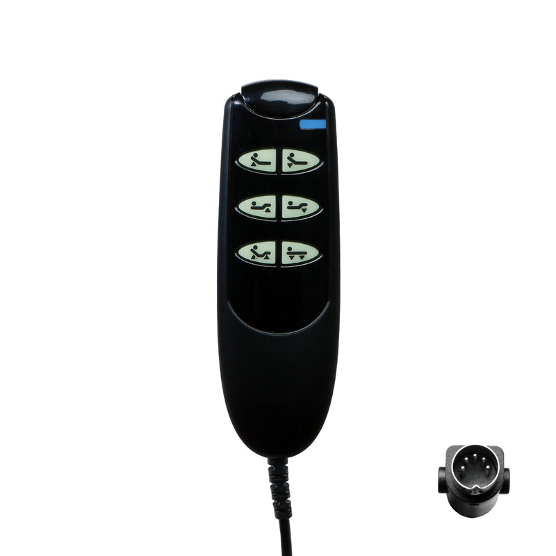 [Australia - AusPower] - 6 Button 5 Pin Remote Hand Control Handset for Electric Hospital Beds 