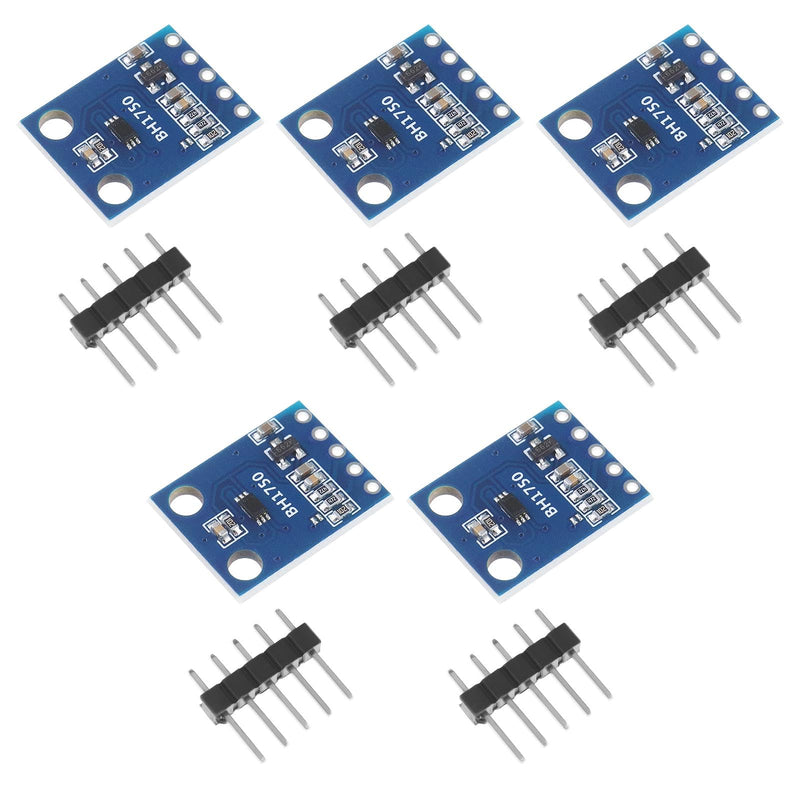 [Australia - AusPower] - The Lord of the Tools 5 Sets BH1750 Light Intensity Sensor Modules with a Range of 3-5V Light Intensity Sensor 0-65535 for Pressure Temperature Module DIY Lighting 