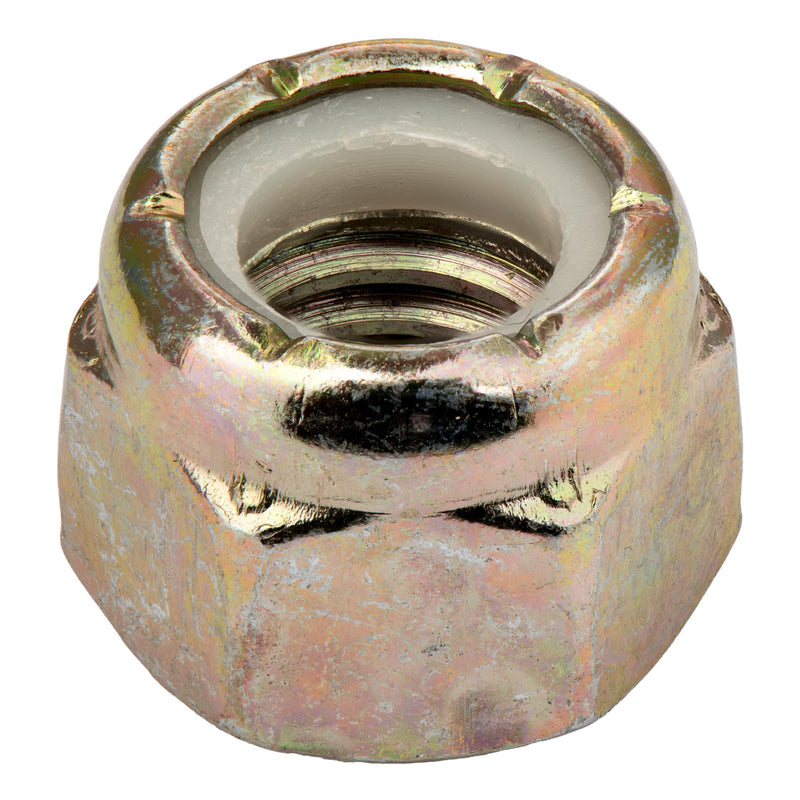 [Australia - AusPower] - 3/8"-24 (25 pack) Grade 8 Nylon Insert Lock Nuts, Fine Thread, Yellow Zinc by Makers Bolt 3/8"-24 (25 pack) 