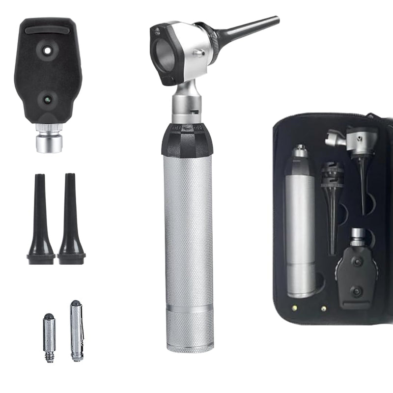 [Australia - AusPower] - Veterinary Otoscope Opthalmoscope LED ENT Diagnostic Set, with Diagnostic Premium Instruments Vet Otoscope Set, Otoscope for Dogs, Pet Otoscope 
