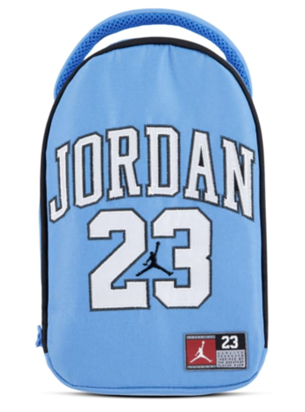 Nike Air Jordan Jersey 23 Zip Insulated Lunch Bag Box (Blue), 9A0837