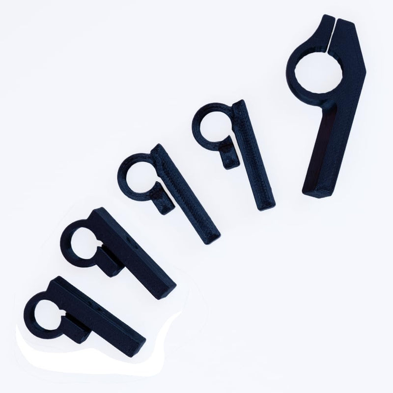 [Australia - AusPower] - Azeron Tower Joint Kit in Black. 3D PETG Material for Superior Sturdiness and Resilience. Suits Cyborg and Cyborg-Compact models used in The left hand. 