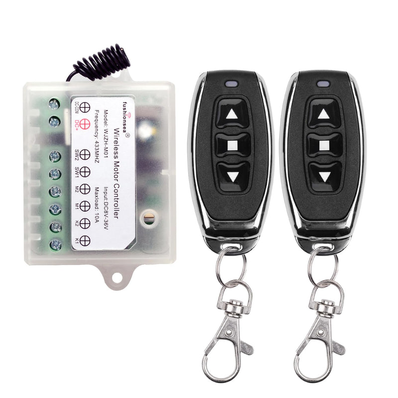 [Australia - AusPower] - DC 12V 24V 36V Motor Remote Control Switch for Telescopic Doors, Electric Actuators, Forward and Reverse Linear Actuators etc. (Latched Model) 
