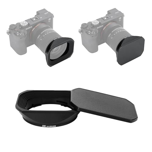 JJC Metal Square Lens Hood for Sigma 18-50mm f/2.8 DC DN Contemporary Lens For Sigma 18-50mm F2.8 Lens