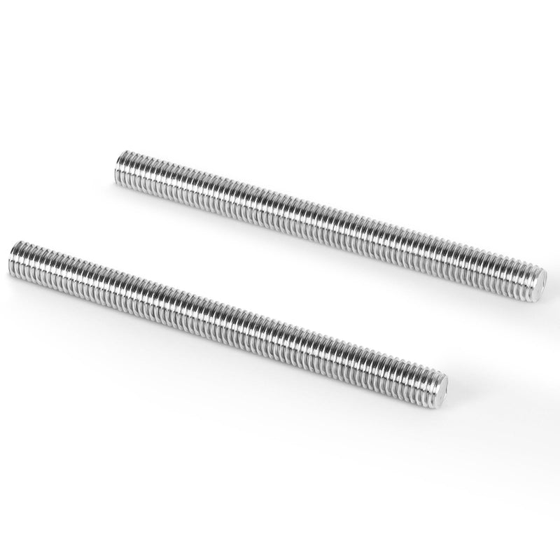 [Australia - AusPower] - M8-1.25 x 150mm Fully Threaded Rod, Long Threaded Screw, 304 Stainless Steel 18-8, Right Hand Threads, 2 PCS M8 x 150mm 