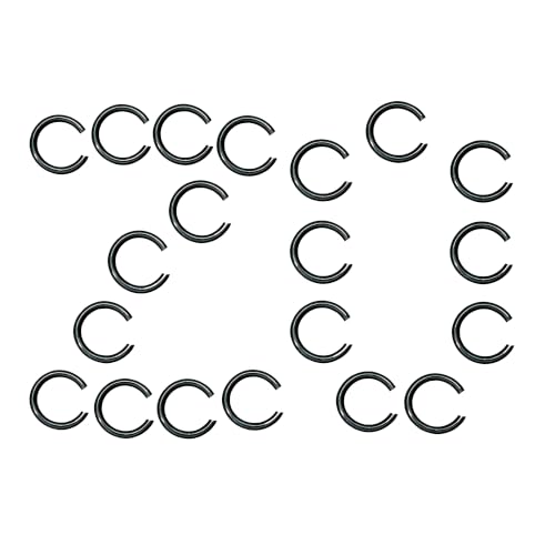 Sootim 691265 internal retaining ring starter drive gear metal C-clip retainers, 20-piece set