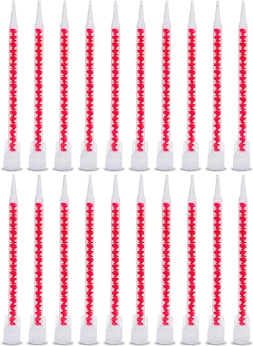20 PCS Epoxy Mixing Nozzle, Barrel Mixing Nozzle